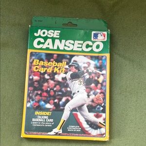 1989 CMC Jose Canseco Baseball Card Kit -